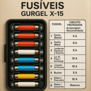 Fusíveis do Gurgel x15